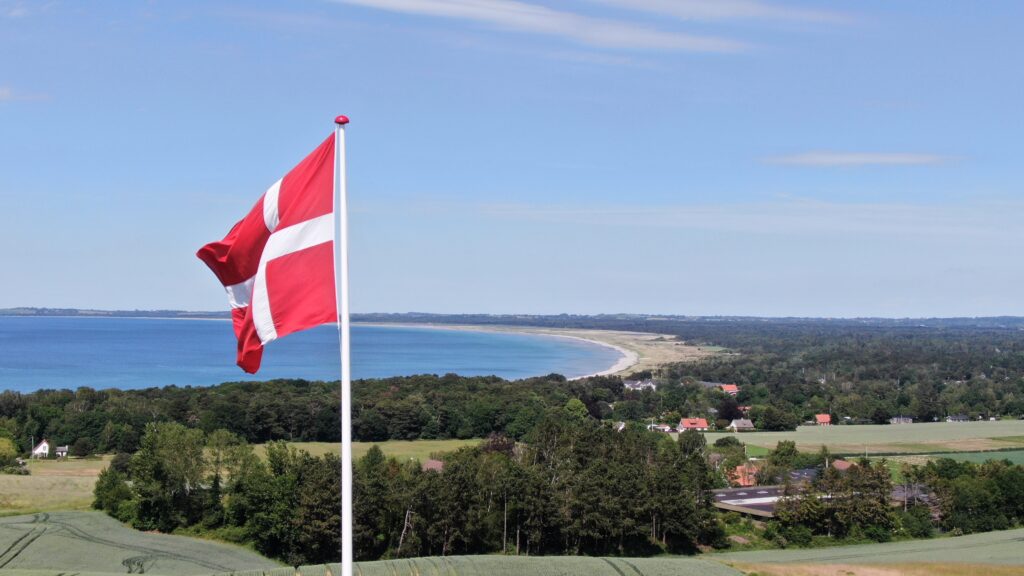 Danish flag near Esterhøj