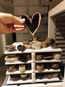 Clay cups and a heart